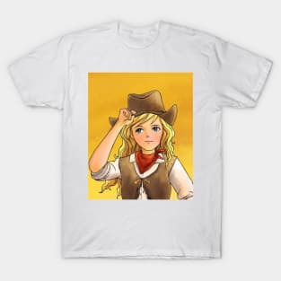 Tammy in the Gold Rush: Portrait T-Shirt